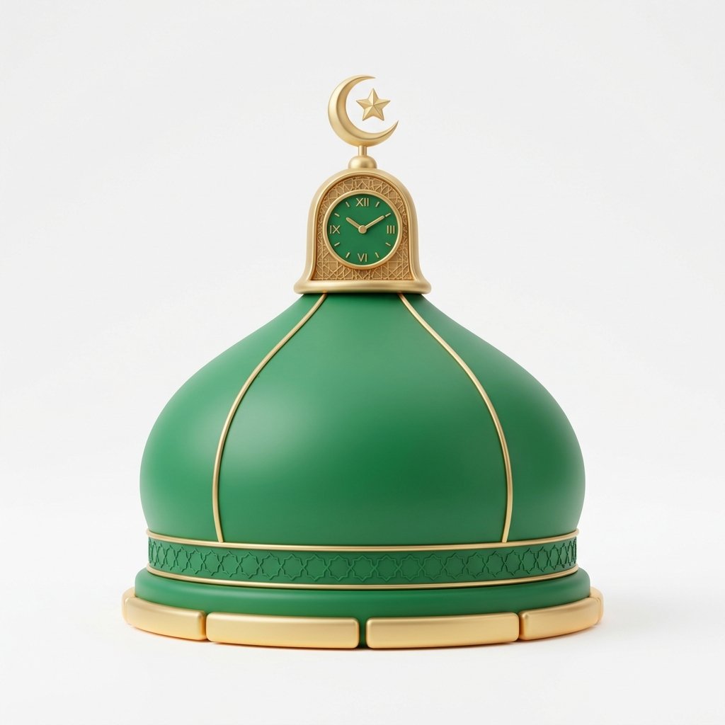 Prayer Times 3D Mosque Icon